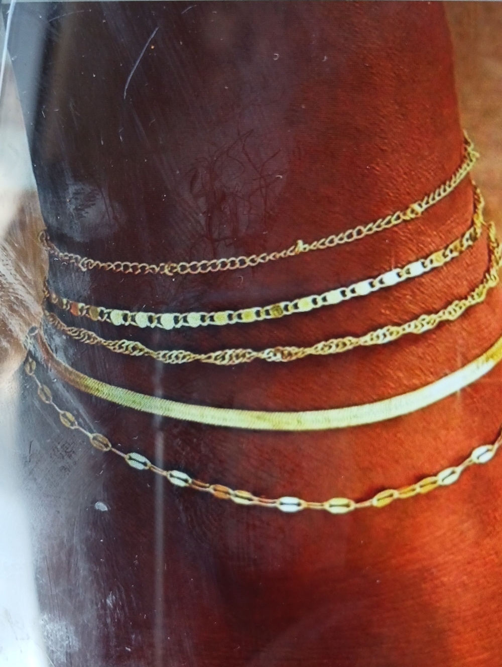 Gold Multi-Chain Women’s Bracelet Stack